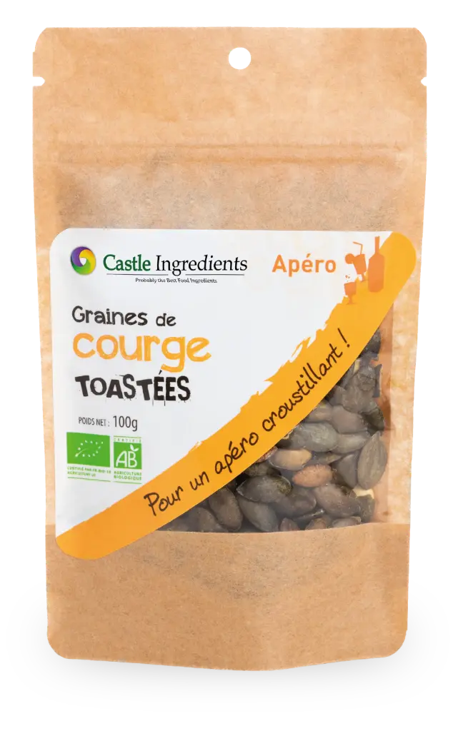 GRAINE DE COURGE GWS BIO TOASTÉE (SACHET 120g)