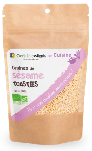 [976] ORGANIC TOASTED SESAME SEEDS (Sachet)